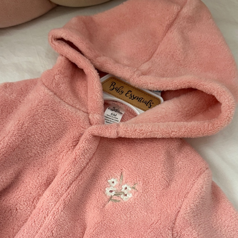 Baby Essentials Soft Pink Robe - Picture 3 of 8